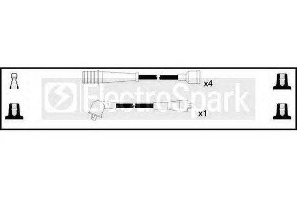 Комплект проводов зажигания STANDARD OEK378