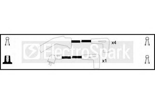 Комплект проводов зажигания STANDARD OEK893