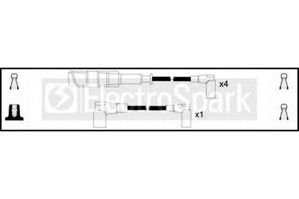 Комплект проводов зажигания STANDARD OEK936