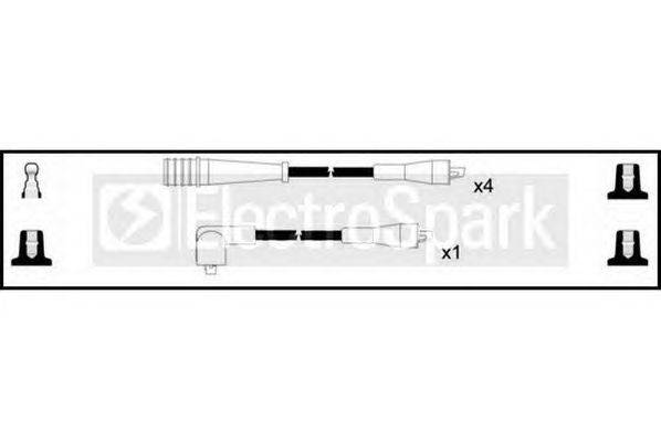 Комплект проводов зажигания STANDARD OEK947