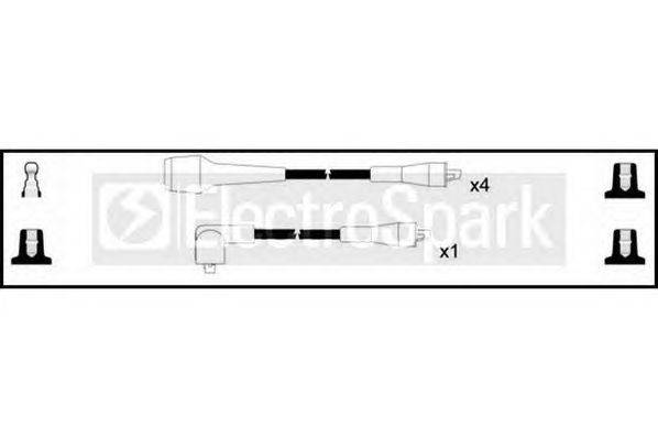 Комплект проводов зажигания STANDARD OEK379