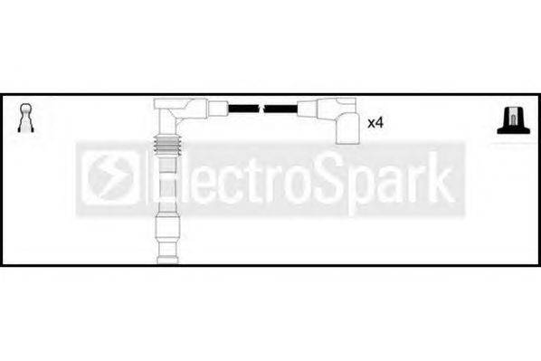 Комплект проводов зажигания STANDARD OEK942