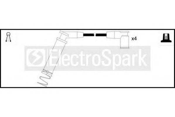 Комплект проводов зажигания STANDARD OEK800