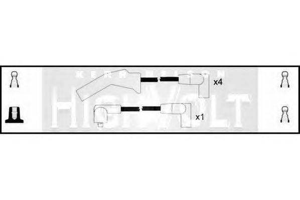 Комплект проводов зажигания STANDARD OEF069