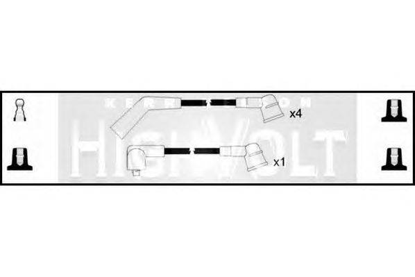 Комплект проводов зажигания STANDARD OEF606
