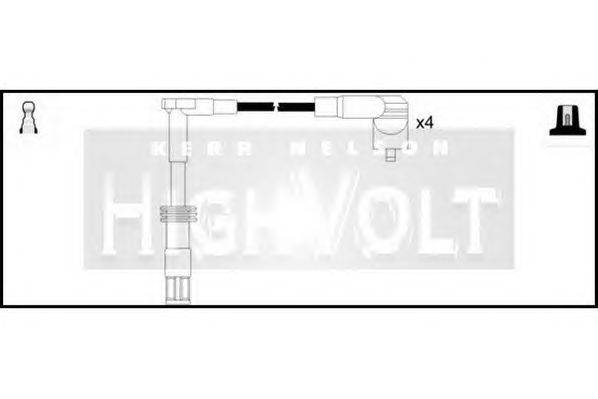 Комплект проводов зажигания STANDARD OEF807