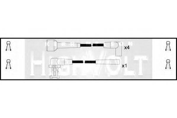 Комплект проводов зажигания STANDARD OEF099