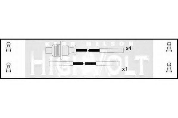 Комплект проводов зажигания STANDARD OEF283