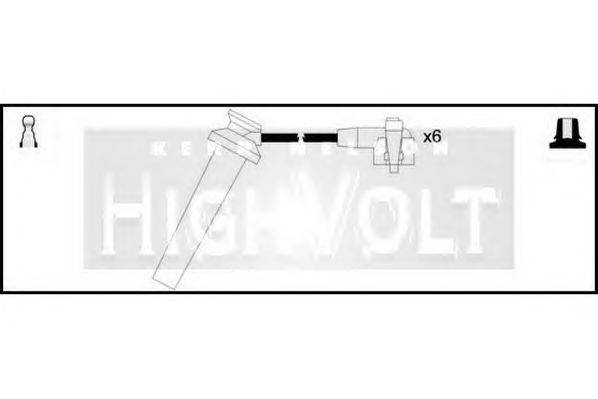 Комплект проводов зажигания STANDARD OEF495