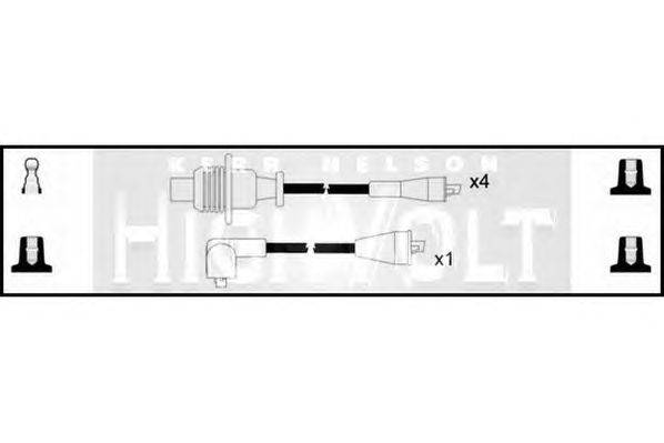 Комплект проводов зажигания STANDARD OEF977