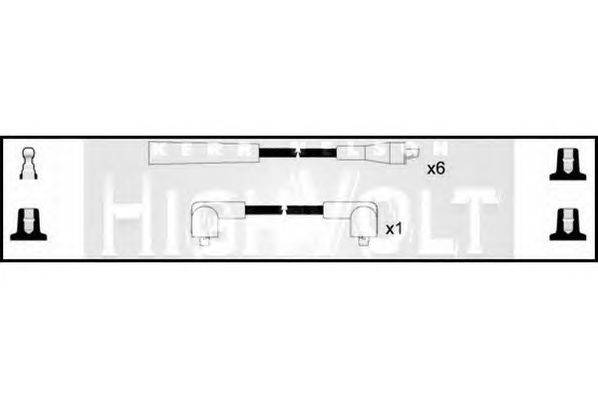 Комплект проводов зажигания STANDARD OEF505