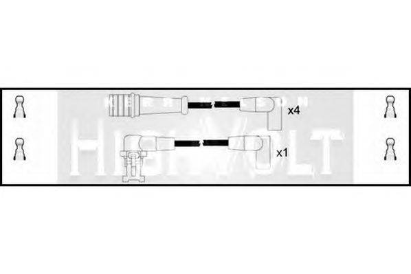 Комплект проводов зажигания STANDARD OEF109