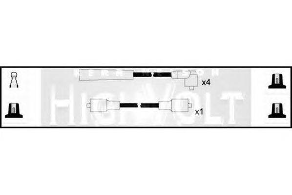 Комплект проводов зажигания STANDARD OEF400