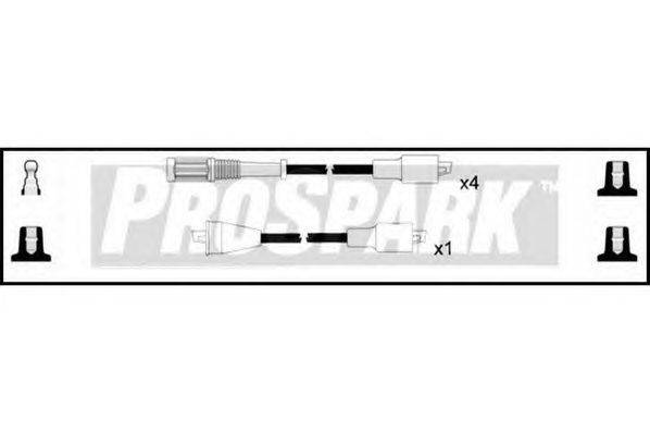 Комплект проводов зажигания STANDARD OES1057
