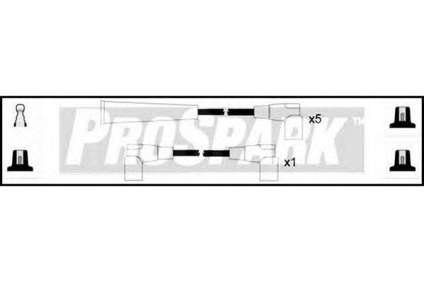 Комплект проводов зажигания STANDARD OES1119