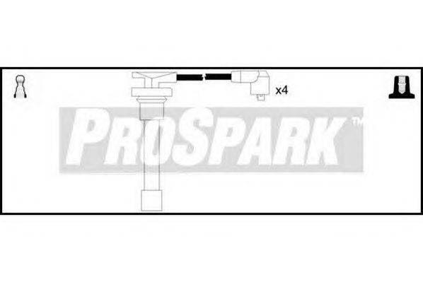 Комплект проводов зажигания STANDARD OES1144