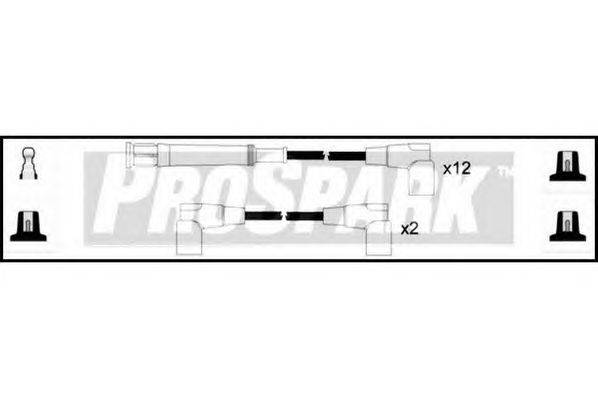 Комплект проводов зажигания STANDARD OES1213