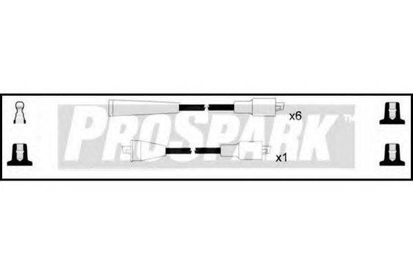 Комплект проводов зажигания STANDARD OES1244