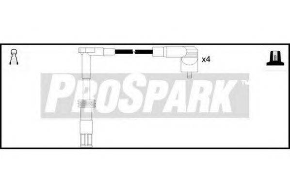 Комплект проводов зажигания STANDARD OES1288