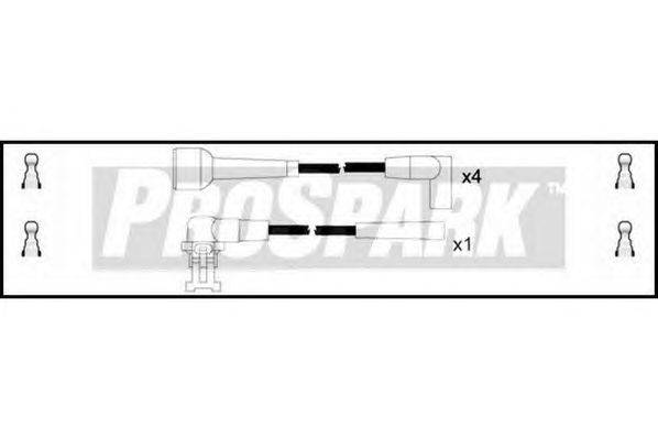 Комплект проводов зажигания STANDARD OES143