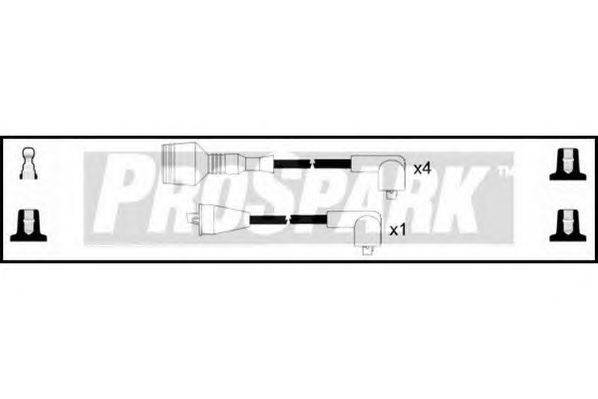 Комплект проводов зажигания STANDARD OES159