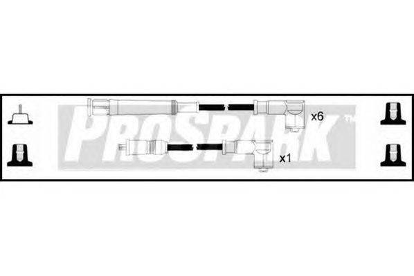 Комплект проводов зажигания STANDARD OES226