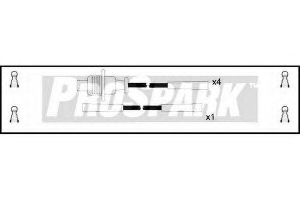 Комплект проводов зажигания STANDARD OES239