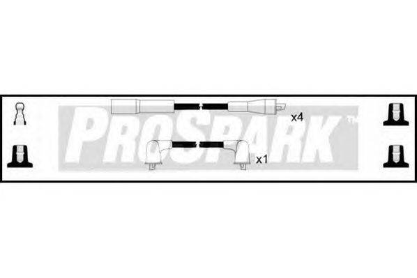 Комплект проводов зажигания STANDARD OES408