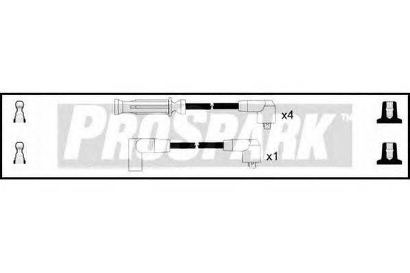 Комплект проводов зажигания STANDARD OES564