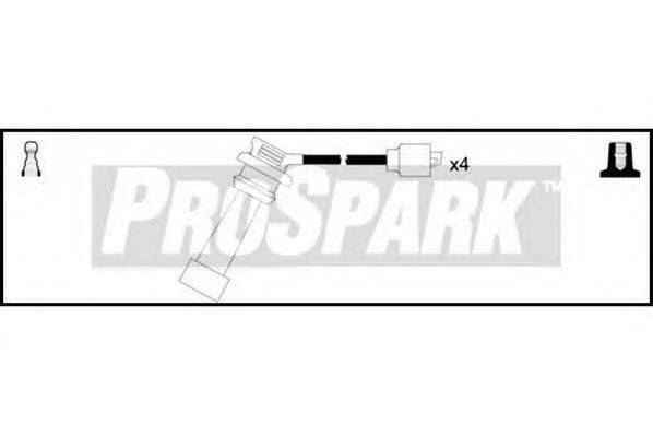 Комплект проводов зажигания STANDARD OES658