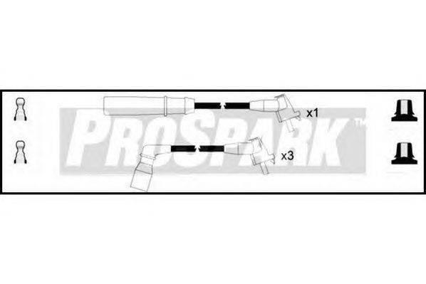 Комплект проводов зажигания STANDARD OES681