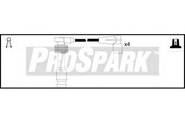Комплект проводов зажигания STANDARD OES753