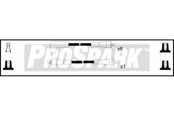 Комплект проводов зажигания STANDARD OES786