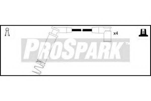 Комплект проводов зажигания STANDARD OES996