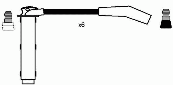 Комплект проводов зажигания NGK 8270