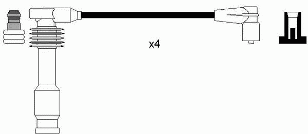 Комплект проводов зажигания NGK 8458