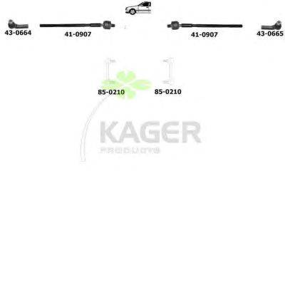 Подвеска колеса KAGER 800269