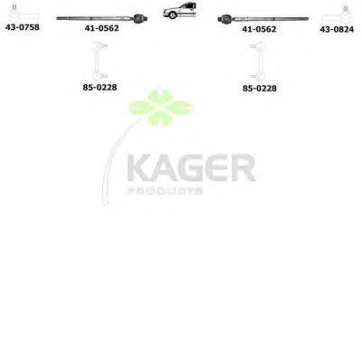 Подвеска колеса KAGER 800818