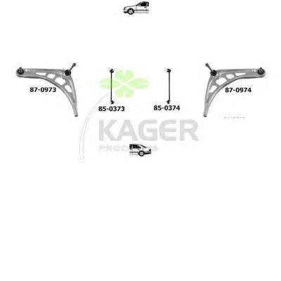 Подвеска колеса KAGER 801076