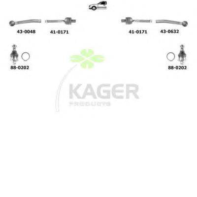 Подвеска колеса KAGER 801127