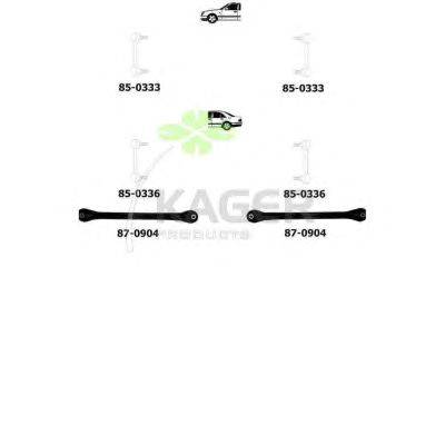 Подвеска колеса KAGER 801234