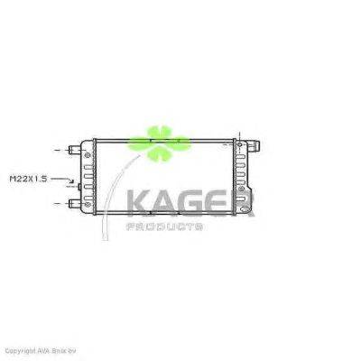 Радиатор, охлаждение двигателя KAGER 31-0397