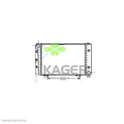 Радиатор, охлаждение двигателя KAGER 31-0591
