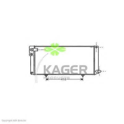 Радиатор, охлаждение двигателя KAGER 310837