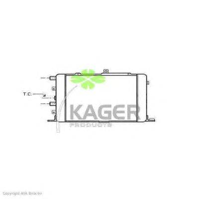 Радиатор, охлаждение двигателя KAGER 311246