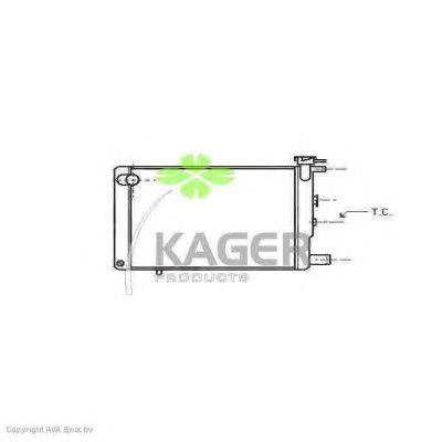 Радиатор, охлаждение двигателя KAGER 31-1361