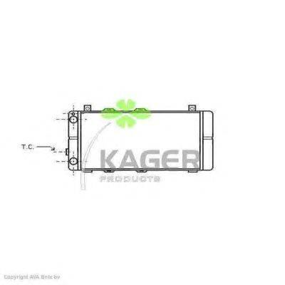Радиатор, охлаждение двигателя KAGER 31-1421