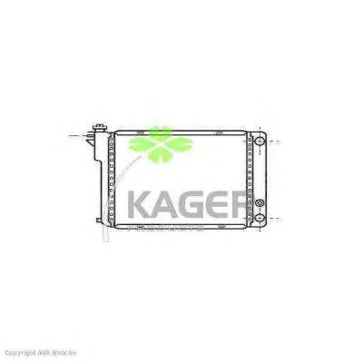 Радиатор, охлаждение двигателя KAGER 31-1489