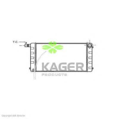 Радиатор, охлаждение двигателя KAGER 31-1622