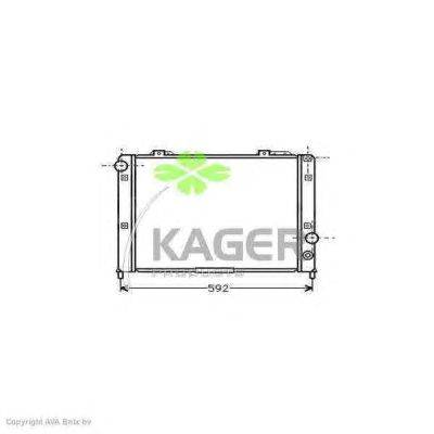 Радиатор, охлаждение двигателя KAGER 31-1698